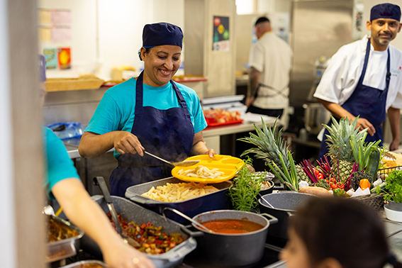 School meals at Trinity Primary