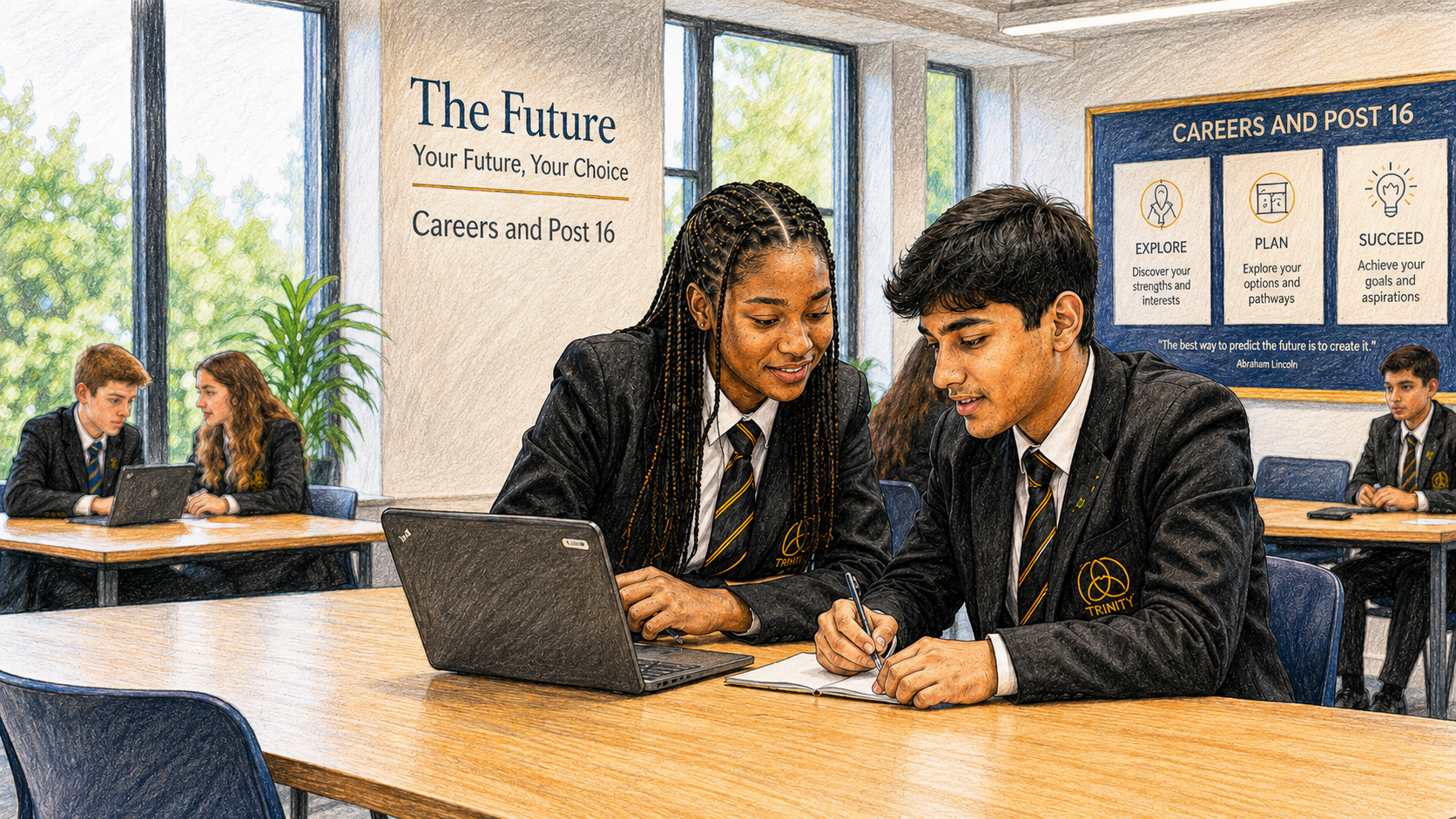 Careers and future pathways at Trinity Secondary