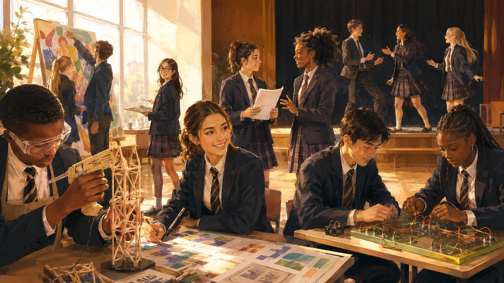 Pupil opportunities at Trinity Secondary